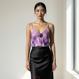 Áo lụa tơ tằm hai dây ( các mẫu )